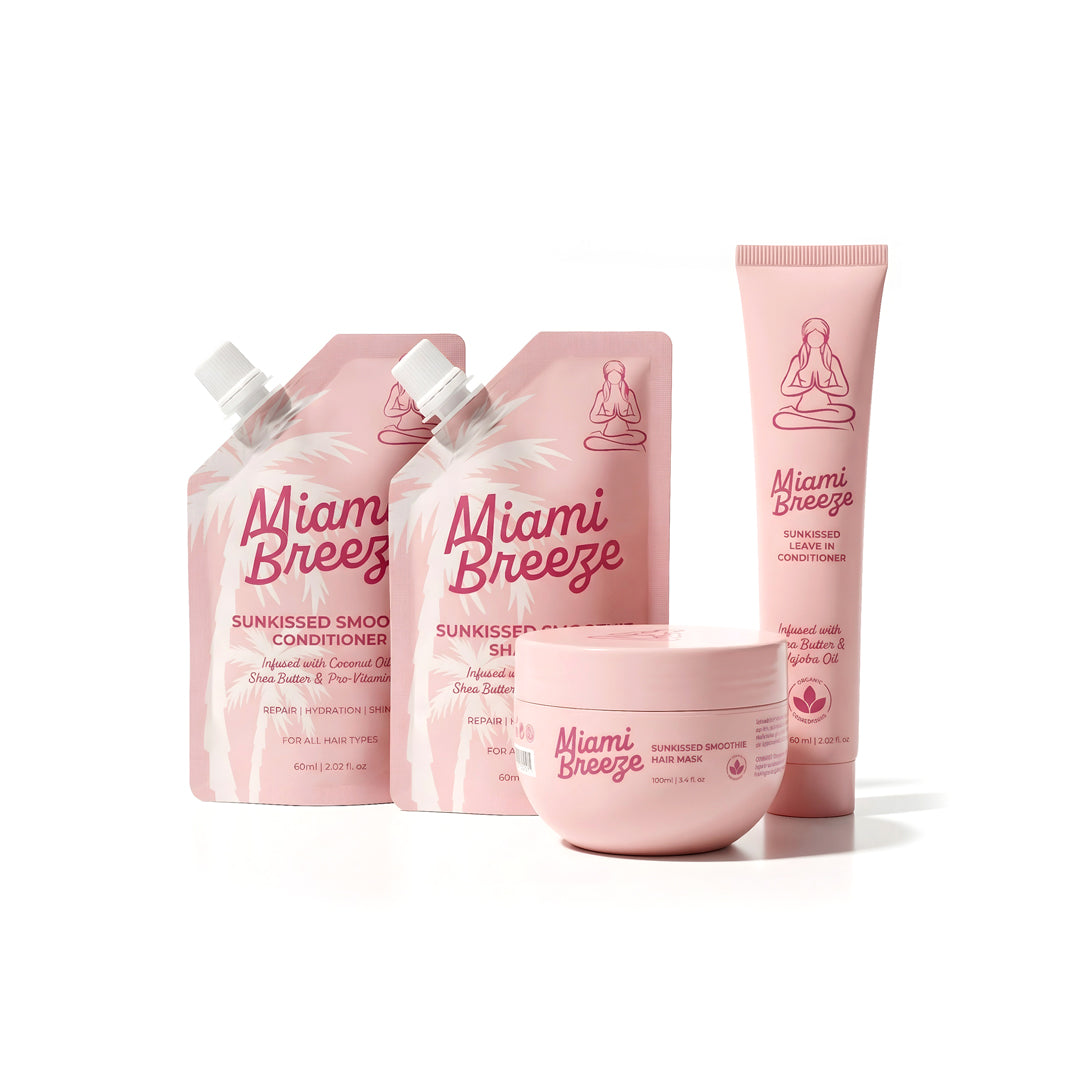 Miami Breeze Hair Care Kit | Hydrating & Repair Damaged Hair