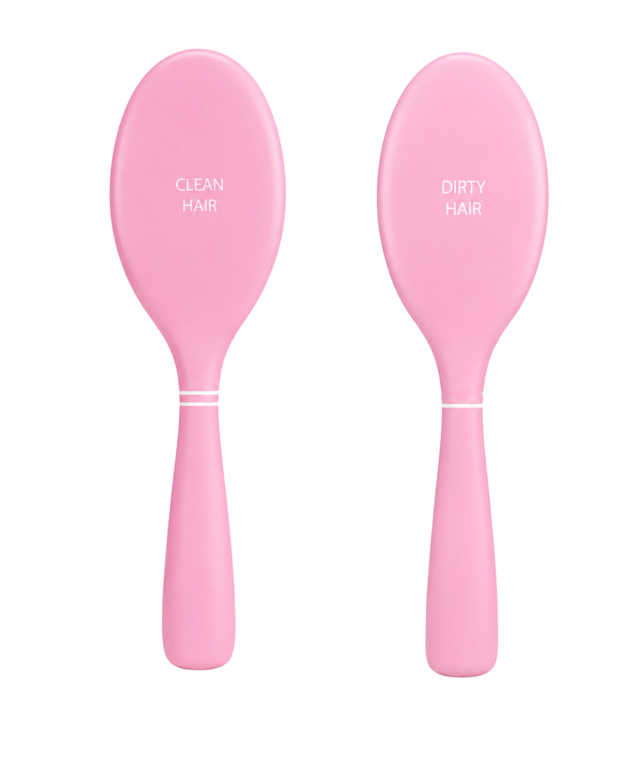 2 set hair brush - dirty and clean - name TBD