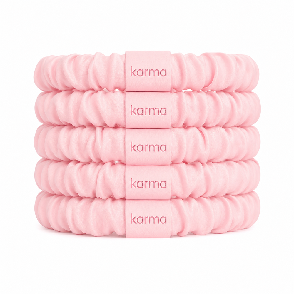 Silk Hair Ties - pack of 5