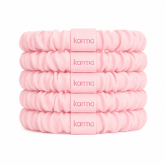 Silk Hair Ties - pack of 5