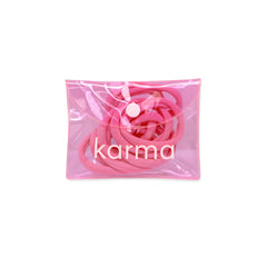 Fabric Hair Tie with PVC Pouch