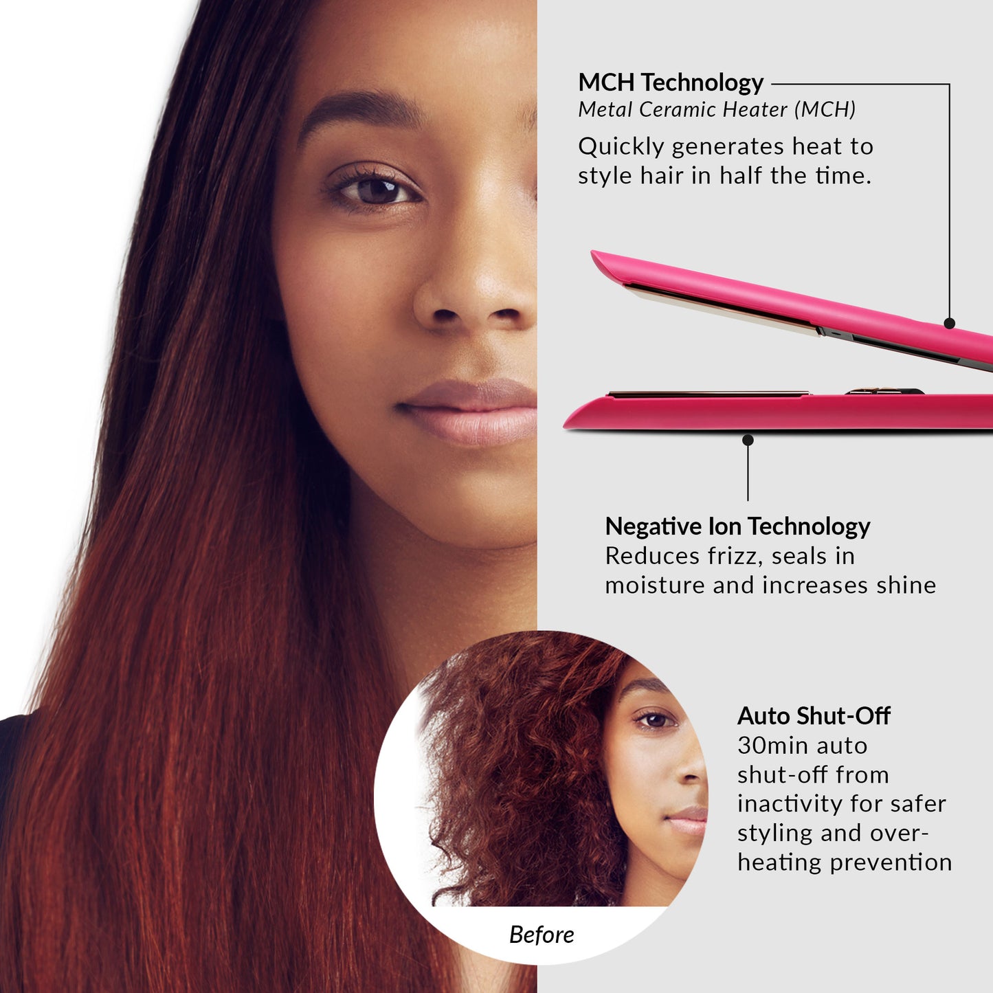 UltraSonic Infrared Flat Iron