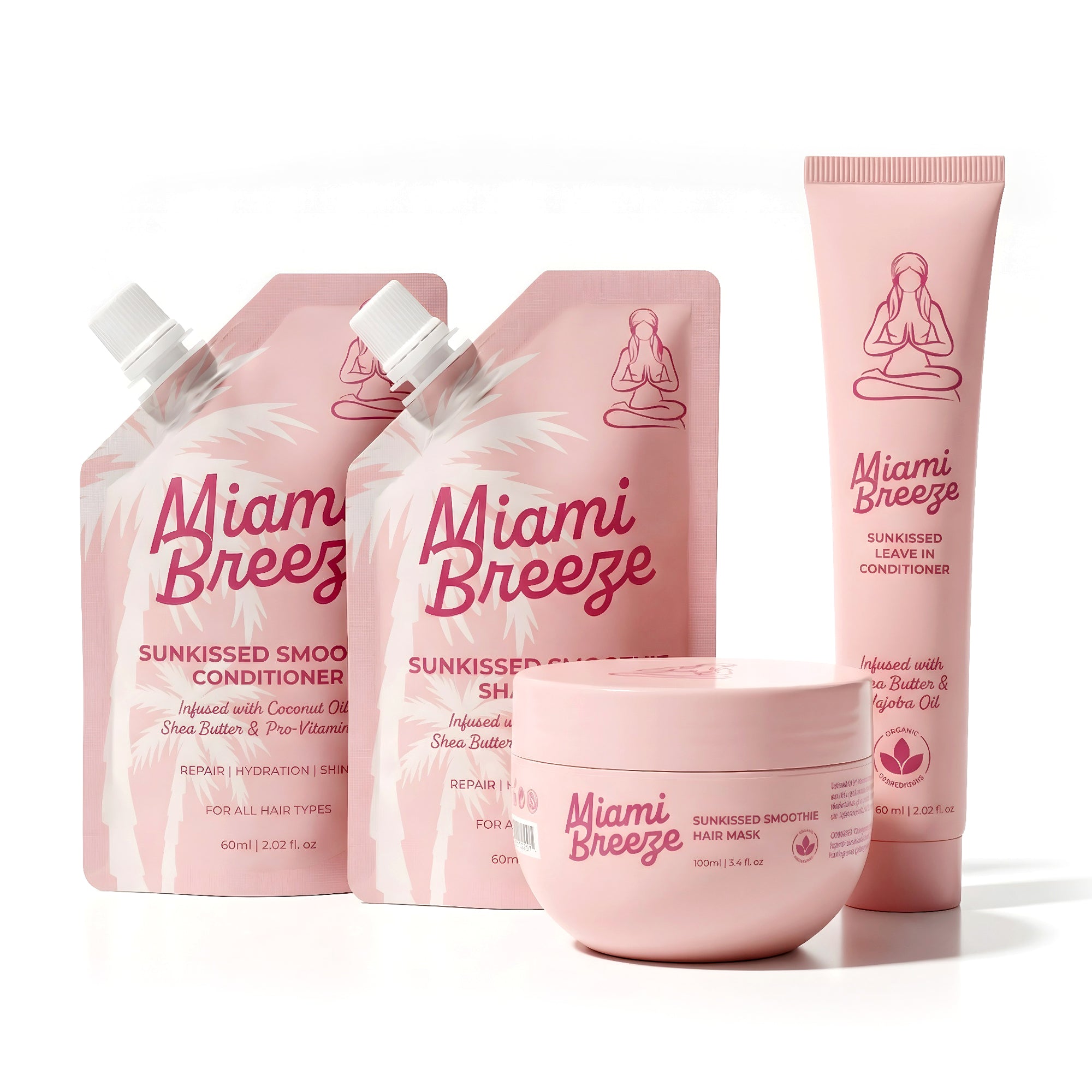 Miami Breeze Hair Care Kit | Hydrating & Repair Damaged Hair