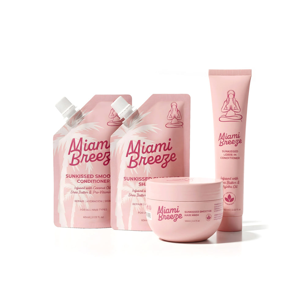 Miami Breeze Sunkissed Smoothie Hydrating Hair Care Kit